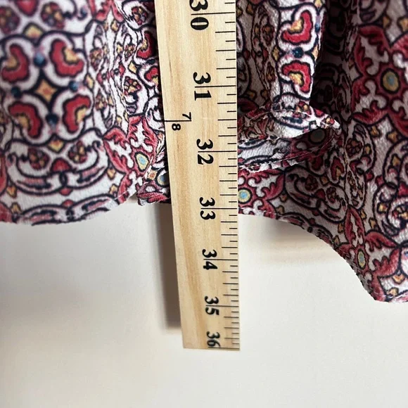 Max Studio NWTs Cottagecore Patterned Peasant Dress Women’s Size Small - Picture 7 of 8